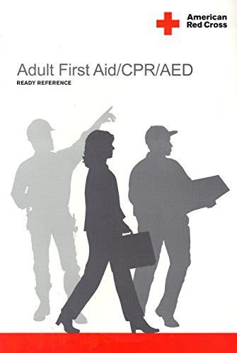 Adult First Aid Cpr Aed Ready Reference Card By American National Red