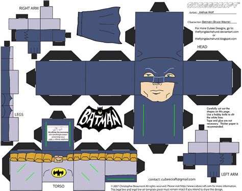 Batman Papercraft Template Free Printable Papercraft Templates