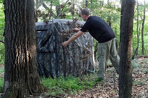 Bowhunting Whitetails From A Ground Blind The Basics Types Of