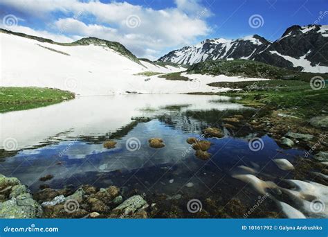 High Mountain Lake Stock Photo Image Of Travel Spring 10161792
