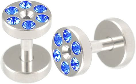 Bodyjewellery 12G 12 Gauge 2mm Surgical Steel Screw Fit Flesh Tunnels