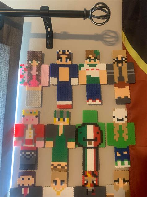 Dream Smp Perler Bead Characters Etsy