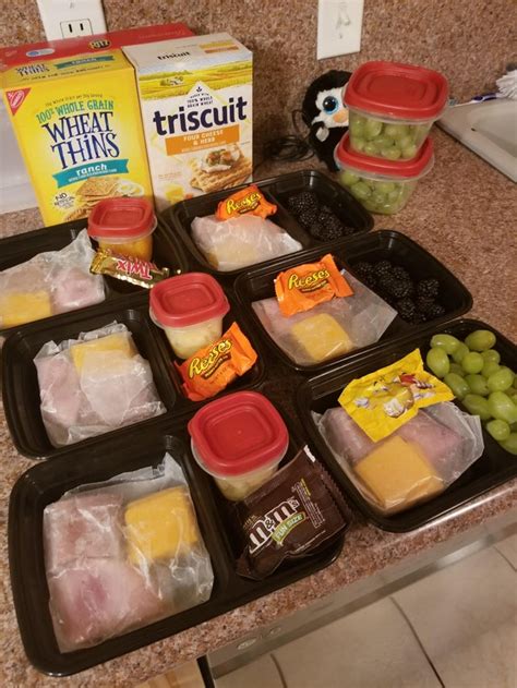 My Boyfriend And Is Lunches For The Week Adult Lunchables With