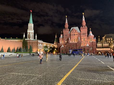 Red Square The Kremlin And Surrounding Sites Moscow Russia