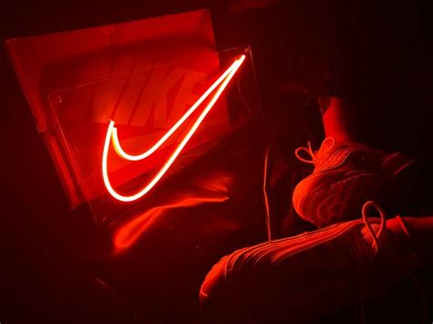 Logo Nike Neon Sign Nike Neon Led Decor Nike Neon Decor Etsy