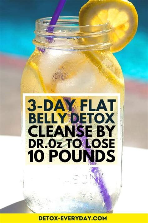 Three Day Detox Cleanse By Dr 0z To Banish Your Belly Detox Everyday