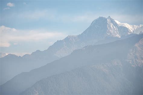 Blue Mountain Range Landscape Background Stock Image Image Of Light