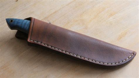 Leather Knife Sheath Kit Natural Rickert Werkzeuge