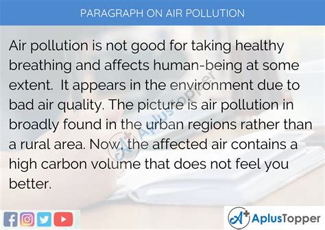 Essay On Pollution In English For Class 8