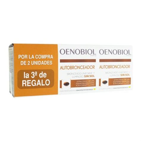 Oenobiol Autobronceador Duplo 2 X 30 Cápsulas 1 Caja De Regalo