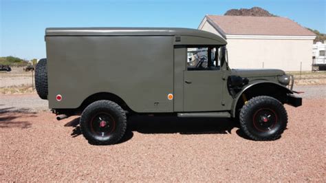 This dodge is mostly complete, and it is structurally sound. 1958 Dodge Power Wagon M43 Military Ambulance for sale ...