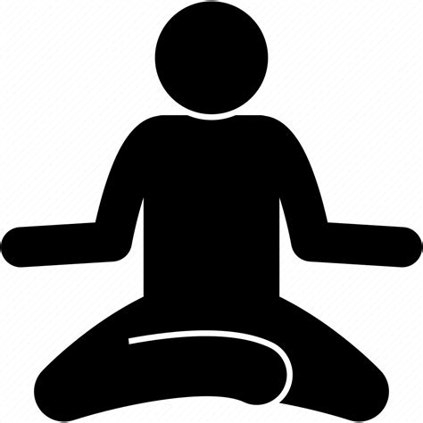 Calm Meditate Meditation Yoga Icon Download On Iconfinder