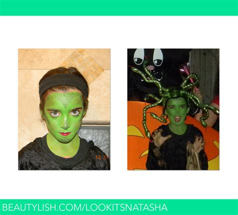 My Daughters Medusa Makeup For Halloween Natasha Fs Lookitsnatasha