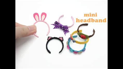 Diy Miniature Doll Mini Headband Very Easy Mini Headband Barbie