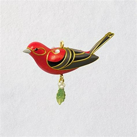Hallmark Keepsake Mini Christmas Ornament 2018 Year Dated Red Tanager