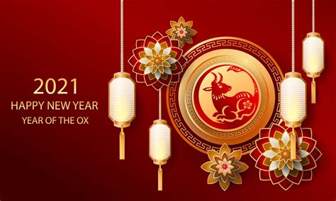 Chinese new year 2021 falls on friday, february 12th, 2021, and celebrations culminate with the lantern festival on february 26th, 2021. Happy Chinese New Year 2021 | Year of Ox 2021 | Year of ...