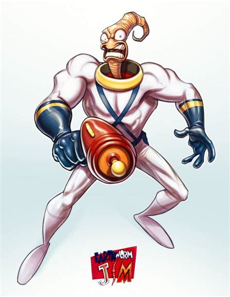 Earthworm Jim Concept Art And Paintings By The Original Video Game Team My XXX Hot Girl