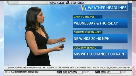 First Alert Forecast Temperatures Back In The 90s Nbc Los Angeles