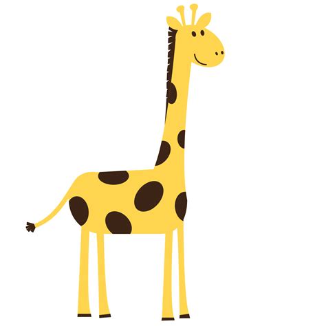 Vector Clipart Giraffe 1 Cartoon Giraffe Giraffe Giraffe Silhouette