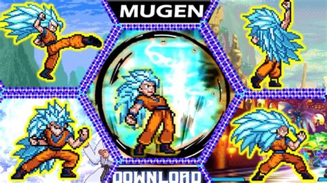 Goku Ss3 Blue Jus By X Mugen Mugen Jus Char Youtube