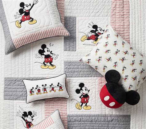 Disney Mickey Mouse Organic Sheet Set And Pillowcases Pottery Barn Kids