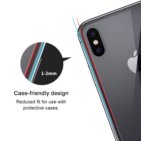 9h Tempered Glass Back Protector For Apple Iphone Xs