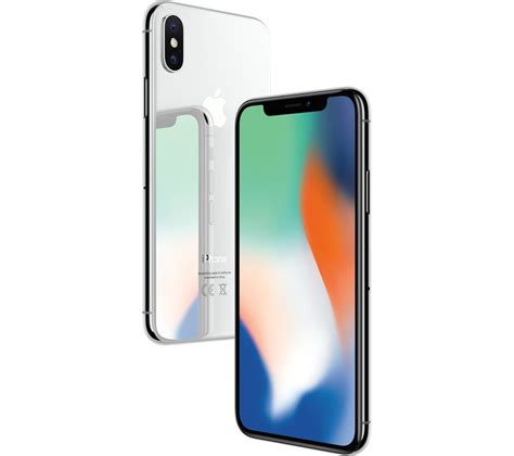 Buy Apple Iphone X 256 Gb Silver Free Delivery Currys