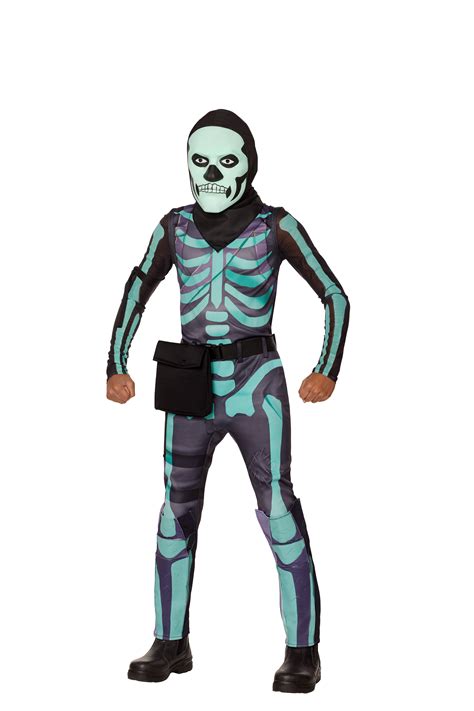 Inspirit Designs Fortnite Green Skull Trooper Halloween Fantasy Costume