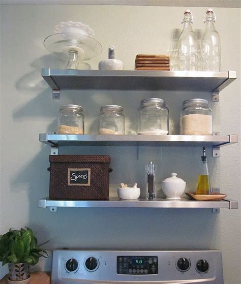 Aluminum display aluminum display racks kitchen shelf storage rack with light panel. Ikea Kitchen Shelves - Transitional - kitchen - Sherwin ...