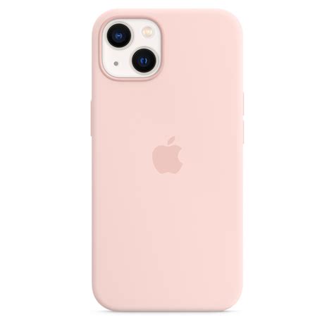 Coque En Silicone Avec Magsafe Pour Iphone 13 Rose Craie Apple Fr