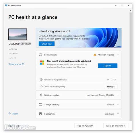 Pc Health Check Download 2024 Latest