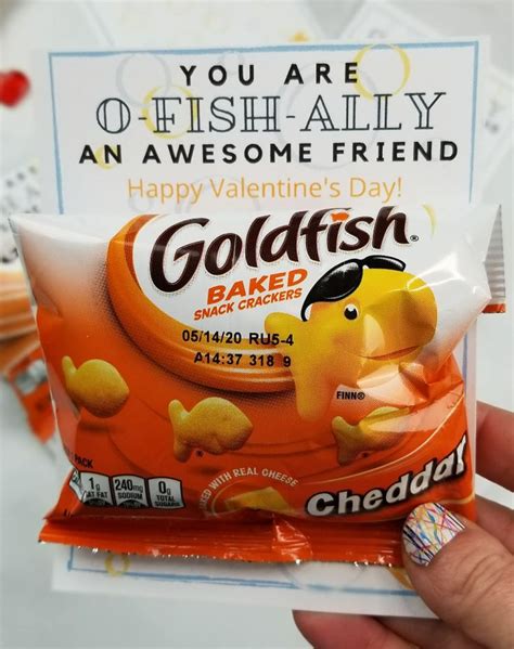 Free Goldfish Valentine Printables For Classmates Leap Of Faith Crafting