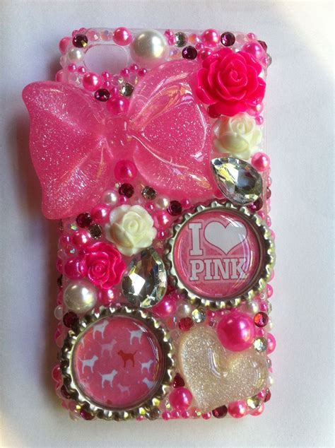 Need Pink Victorias Secret Iphone 4 Bling Case By Sparklingskye On