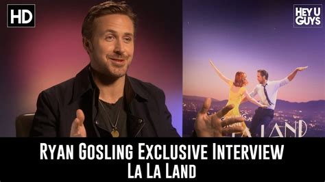 Ryan Gosling Exclusive Interview La La Land Youtube