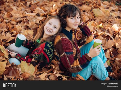 Close Autumn Girls Image And Photo Free Trial Bigstock