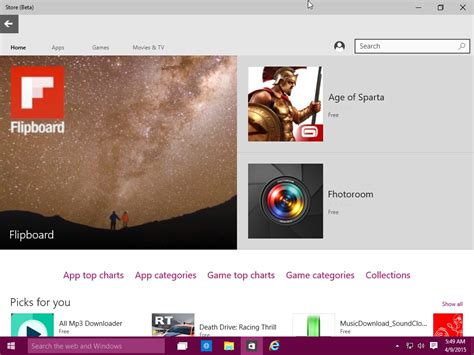 Windows 10 Apps Games Videos And Music In Just One Place