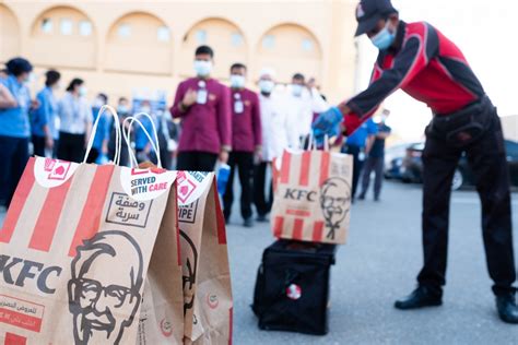 Kfc Thanks Frontline Heroes With More Than 7200 Meals Eye Of Riyadh