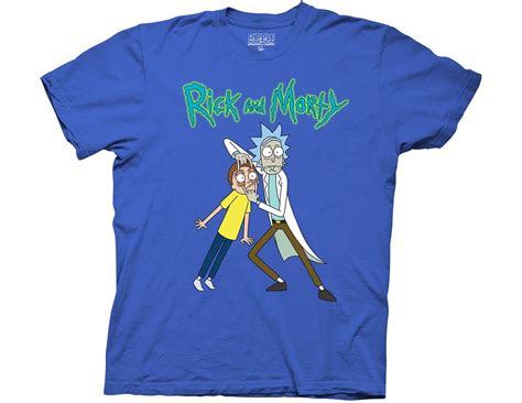 Ripple Junction Rick And Morty Rick Holding Mortys Eyes Adult T Shirt