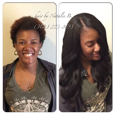 Before And After😍😍😍 Flawless Sew In Hair Weaves By Natalie B 312 273