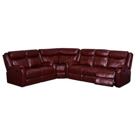 Best leather recliner chairs available in the market in 2021. Global Furniture USA 3 Piece Faux Leather Sectional ...