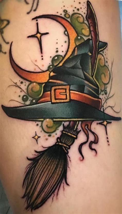 Pin By Electric Linda On The Witchy Woo Wicca Tattoo Witch Tattoo