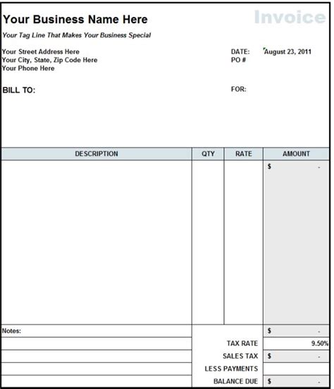 They help you keep your service business organized, make you look more professional, and inform your clients about what they're paying for. Blank Invoice Statement Form | Free Invoice Template From ...