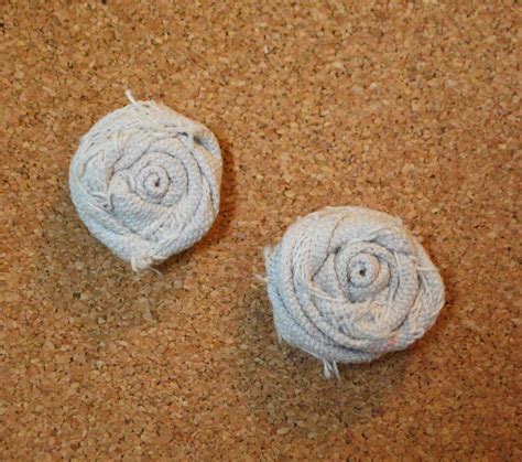 Rosette Magnets Drop Cloth Projects Art Projects Sewing Projects