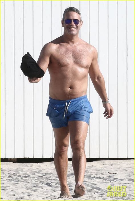 andy cohen shows off his buff bod shirtless on the beach in miami photo 4204939 andy cohen