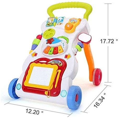 This baby walker also has different height adjustment settings and has the quality to grow with your kid. Amitasha Musical Walker for New Born Babies Reviews, Features, How to use, Price