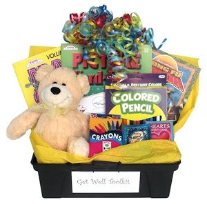 Discover the best 'get well soon' gifts for a loved one, including selections for kids, for him, for her, and more. Get Well Gift Ideas For Kids - AA Gifts & Baskets Idea Blog