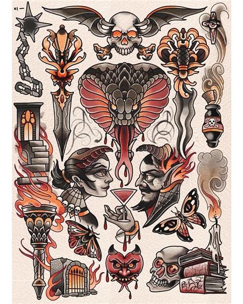 ⚡flash Sheet By Harveyjacksontattoo⚡ Jackson Will Be Tattooing