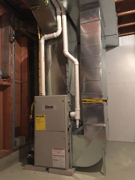 95afue Propane Fired Two Stage Gibson Furnace Installed With Full