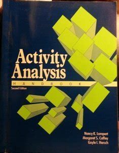 Your occupational therapist can tell you the purpose of each exercise or activity to help motivate you; 9781556422157: Activity Analysis Handbook (Slack Occupational Therapy) - AbeBooks - Lamport ...