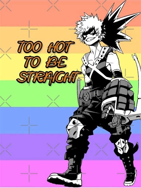 My Hero Academia Bakugou Gay Pride Flag Tank Top By Queerwriter